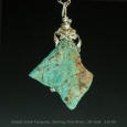 Turquoise and Sterling Pendant