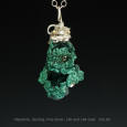 Malachite and Sterling Pendant